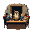 thumbnail image 4 of Colorful Vinyl Owl Stickers Waterproof Detective Style for Notebooks Luggage DIY Instruments, 4 of 8