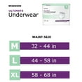 thumbnail image 6 of McKesson Ultimate Adult Incontinence Underwear, [80 Count], Medium, 32-44 in. Maximum Absorbency, 6 of 11