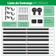 thumbnail image 3 of Barra de Cortina Doble Telescópica de Metal 81-310 cm con Soportes Negro 3.1M, 3 of 7