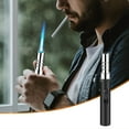 thumbnail image 2 of Clearance Torch Lighters! Torch Lighters Butane Refillable Windproof, Straight Flush Blue Flame Lighter, Windproof Gun Lighters,Torch Lighters, Inflatable Gas Windproof Lighter Rechargeable Lighter, 2 of 5
