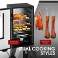 thumbnail image 5 of Royal Gourmet SE2806 28-inch Analog Electric Smoker with 3 Chrome-plated Smoking Racks,Adjustable Temperature Control, Black, 5 of 10