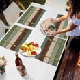 thumbnail image 7 of Farm Retro Teal Wood Board Placemats Set of 4,Wipeable Washable Table Mats for Dining Tables,Farmhouse Brown Wood Grain Place Mats for Kitchen Event Party Tabletop Decor, 7 of 7