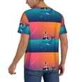 thumbnail image 2 of KLL Lighthouse and Whale for Men's Baseball Shirts,Short Sleeve Casual Shirts Button Down Shirt for Men Beach Summer Wedding Shirt-3X-Large, 2 of 7