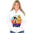 thumbnail image 3 of Betty Boop Air Brushed Hot Stuff Zip Hoodie Sweatshirt Women Brisco Brands S, 3 of 6