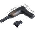 thumbnail image 3 of YiBai Mini Vacuum Cleaner, Small Handheld Vacuums,USB Charging Lithium Lon Busters For Keyboard,Computer,Hairs,Car Interior & Other Crevices Cleaning,Black,for Men Dad, 3 of 8