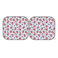 thumbnail image 7 of Fotbe Strawberries 2-Piece Car Windshield Sun Shade | Sun Blocker for Car Windshield | Foldable Automotive Interior Accessories for Sun Protection-Medium, 7 of 7