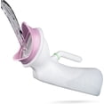 thumbnail image 3 of Urinario femenino para mujeres, botella de orina junto a la cama 32oz/1000mL para ancianos, postrados en cama, pacientes en la cama, botella de orina portátil con anillo suave de silicona,, 3 of 4