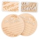 thumbnail image 5 of 6PCS Bulletin Board Pendant Commemorative Plaque Wooden Name Announcements Announcement Board Announcement Round Wood, 5 of 5