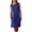Navy, variant on VBTAPA Summer Dresses for Women Sleeveless Tunic Mini Dress Button Up Casual Tank Dresses with Pockets Navy L