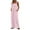 Pink #2, variant on XWSHYW Rompers for Women Plus Size Sleeveless Solid Color Romper Leisure Loose Fit Comfort Waist Long Jumpsuits