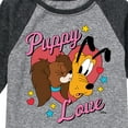 thumbnail image 3 of Disney - Fifi And Pluto Puppy Love - Toddler & Youth Raglan Graphic T-Shirt, 3 of 5