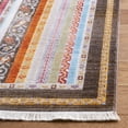 thumbnail image 3 of SAFAVIEH Bokhara Rosanne Striped Polyester Area Rug, Brown/Yellow, 5' x 7'6", 3 of 7