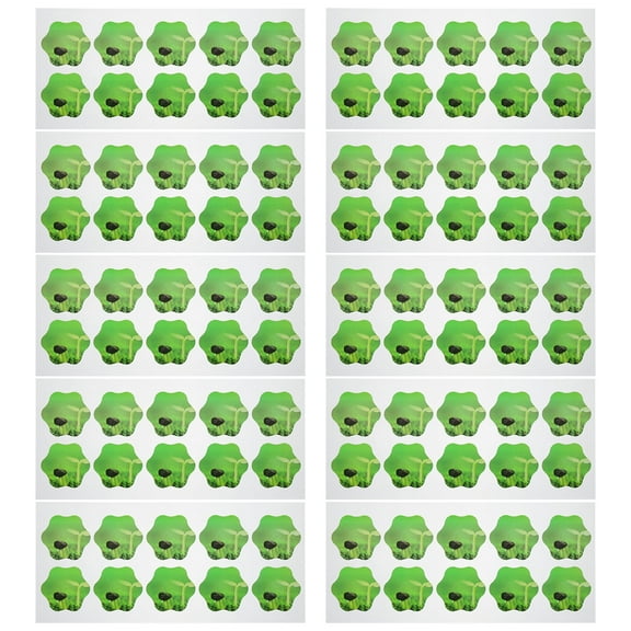 10 Sheets Plant Hydroponic Stickers Seed Jar Label Growth Record
