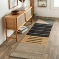 thumbnail image 6 of BoutiqueRugs Bunbury Contemporary Area Rug - Black, Peach, Teal - 8' x 10', 6 of 8