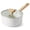 White, variant on SENSARTE 2QT Ceramic Saucepan with Lid, Gray Nonstick Induction Pan with Anti-Scald Handle, Healthy Cooking Pan, Dishwasher Safe, Induction Compatible