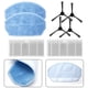 thumbnail image 1 of Filtros Paños Fregona Cepillos Laterales Kit Para GOOVI BR151 / BR150 Robot Aspirador, 1 of 10