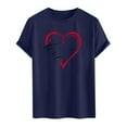 thumbnail image 3 of hotojiny Valentine's Day Shirts for Men Fashion Crew Neck Loose Tshirt Summer Short Sleeve Graphic Tops for Casual Work, 3 of 4