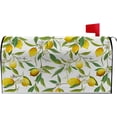 thumbnail image 2 of Magnetic Mailbox Covers Polyester Oxford Cloth Anti-UV and Reusable Letterbox Cover 21×18 Inch,Lemon Fruits Summer, 2 of 5