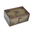 thumbnail image 4 of Caja de almacenamiento de joyería decorativa de joyería de madera para el cumpleaños de las fiestas de fiesta, 4 of 9