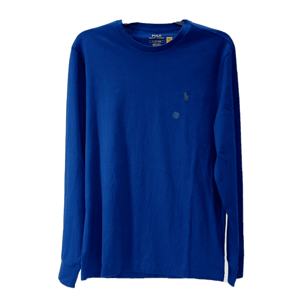 Tシャツ・カットソー Ralph Lauren SPORT SHIRT LONG SLEEVE (710 873446 001 BLUE) RALPH LAUREN POLO SPORT Men's Brasil Long-Sleeved Jersey T