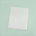 thumbnail image 1 of Bolsa para álbum de hojas sueltas de 6 agujeros de paso alto, núcleo de repuesto para álbum de fotos de hojas sueltas A5, bolsa de almacenamiento de tarjetas pequeñas con forma de estrella de 3, 1 of 6