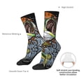 thumbnail image 4 of Xecao fishing bass Pattern Sport Socks for Women and Men Crew Socks Sporty Calf Socks Casual Socks, 4 of 6