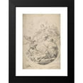 thumbnail image 2 of Geronimo Cenatiempo 17x24 Black Modern Framed Museum Art Print Titled - The Virgin and Child Intervening for Victims of the Plague, 2 of 5