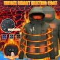 thumbnail image 2 of DDAPJ pyju 2023 Clearance Heated Jacket for Men Women,Smart Electric USB Heated Coat Windproof Winter Warm Hood Jackets No Battery Inclued, 2 of 9