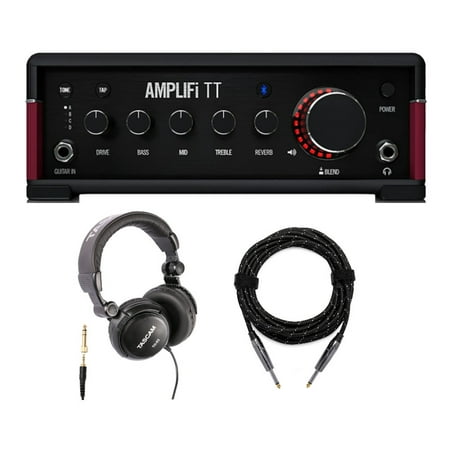 Line 6 AMPLIFi TT Desktop Guitar Effects Processor with Heaphones and Knox (Best Rack Effects Processor)