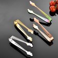 thumbnail image 3 of Hiroekza Premium 304 Stainless Steel Multi-Purpose Ice Tongs with Perfect Grip Teeth - Ideal for Ice, Sugar, Lemon, and More Black, 3 of 3