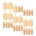 thumbnail image 2 of 18Pcs Expansion Track Wooden Train Tracks Rectangular Shape For Logical Thinking Skills And Family Interaction, 2 of 8