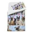 thumbnail image 2 of French Bulldogs Duvet Cover and Pillowcase Set for Single Bedding, Bedroom Accessories for Kids Teens, 2 of 5