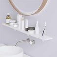 thumbnail image 2 of Estantes De Baño De Succión De Pared Simples Y Modernos Estantes De Inodoro Sin Estante De Plástico Perforado Estantes De Pared De Fondo De Tv Estantes De Almacenamiento De Cocina seitruly HA027953-02, 2 of 7