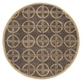 thumbnail image 3 of SAFAVIEH Soho Aiken Geometric Wool Area Rug, Brown/Gold, 7'6" x 9'6", 3 of 7