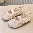 thumbnail image 6 of WNVMWI Summer Toddler Shoes Girls Mesh Dress Shoe Kids Mary Jane Flats Toddlers for Wedding Party Holiday Wear Rose Gold Size 9, 6 of 7