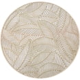 thumbnail image 1 of Placemats Set of 6 Elegant Fancy Charger for Dining Table Holiday Wedding Decorative Placemats Charger Table Setting Place Mats Kitchen Table Mats Round Vinyl Placemats for Table Gold Leaves, 1 of 4