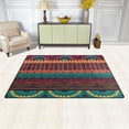 thumbnail image 3 of FREEAM African Tribal Print Area Rug Rugs Non-Slip Floor Mat Doormats Living Room Bedroom 60 x 39 Inch, 3 of 5