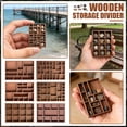 thumbnail image 1 of Small Display Shelf Wooden Compartment Organizer for Trinkets Figurines and Collectibles Tabletop Countertop Wall Mount Display for Home Decor Bedroom Office and Studio Decoration, 1 of 4