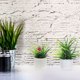 thumbnail image 2 of Plantas verdes artificiales, 6 piezas, miniadorno exquisito, maceta de plástico para casa de muñecas de interior, 2 of 6