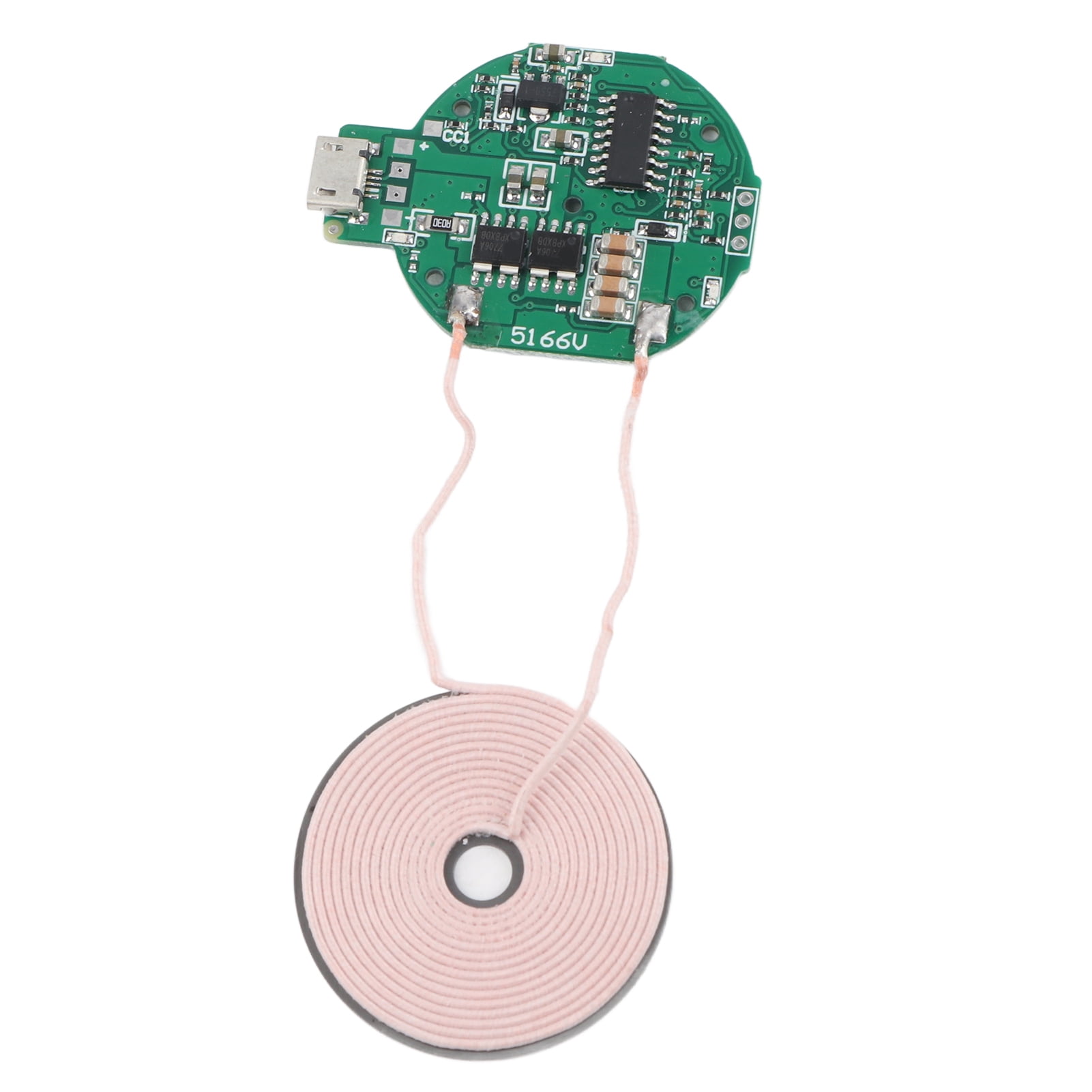 Wireless Charger Transmitter Module, 5W Large Output High Charging Efficiency DIY Wireless Charger, Wide Compatibility For All Qi Standard Phones Phone Charging