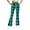 Mint Green, variant on GigrtiJin Girls Teens Fleece Flared Pants Plaid Printed Slim Straight Leg Yoga Pants Trendy Casual Pants 5-16 Years