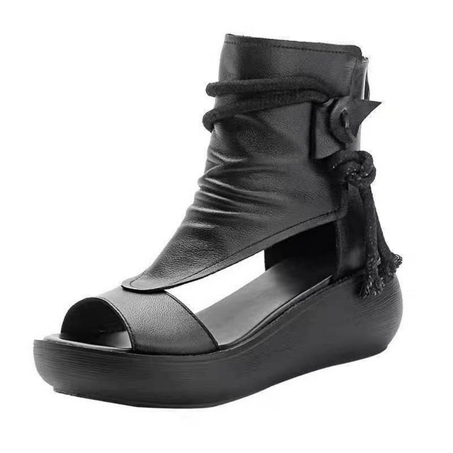 Amzcrzy Zapatos de mujer,Zapatos de mujer,Zapatillas de mujer, Sandalias romanas de verano con boca de pez y suela gruesa con cuña para mujer Sandalias Mujer Zapatillas De Casa