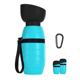 thumbnail image 2 of Botella de agua para perros de 500 ml, dispensador portátil de cuencos de agua para perros para viajar, caminar, senderismo, cuenco de agua de viaje para mascotas para perros, diseño plegable 2 en 1, 2 of 5