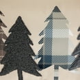 thumbnail image 4 of Northlight Pine Tree Silhouettes Christmas Throw Pillow - 15" - Tan, 4 of 6