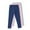 Navy, variant on 3Pcs Leggings Girls Stretch Thick Warm Base Layer Thermal Tights Yoga Outfit Kids School Trousers Tracksuit Bottoms Pants Dance Leggings Fall Winter Black 4-5 Years