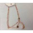 thumbnail image 4 of Elegant Bead Anklet Beach Jewelry Double Heart Chain for Foot Ankle Accessory, 4 of 5