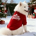 thumbnail image 2 of Christmas Dog Clothes for Small Medium Large Dogs, Soft and Breathable Pet Shirt, Winter Puppy Kitten Vest Dog Shirts, Merry Christmas Printed T-Shirts for Pet Dogs Cats, 2 of 9