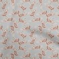 thumbnail image 1 of oneOone Polyester Spandex Brown Fabric Floral Sewing Material Print Fabric By The Yard 56 Inch Wide, 1 of 5