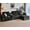 Black, variant on BEDEEP 138.6'' Modular Sectional Sofa with Console Charging Station, L Shaped Chenille Cloud Couch with Storage Ottoman, Convertible 4-Seat Deep Sofa with Chaise for Living Room, Green