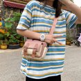 thumbnail image 3 of Bolsa Lindo bolso bandolera pequeño para mujer Hit Color Zip Casual Shoulder Bag (rosa) Ehuebsd Nuevos Originales, 3 of 9